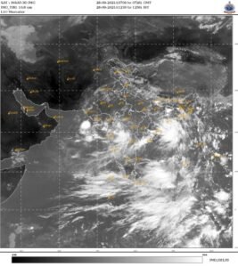 ((Weather Report) imd satellite image