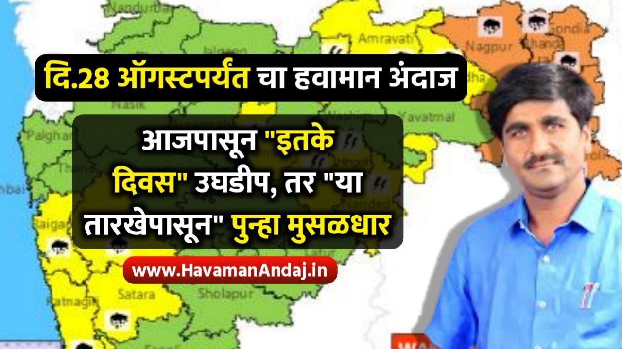 Panjabrao Dakh Havaman Andaj Maharashtra Rain Update