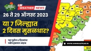 27 August Maharashtra havaman andaj_havaman andaj today live_aajcha havaman andaj_imd rainfall alert - आम्ही कास्तकार